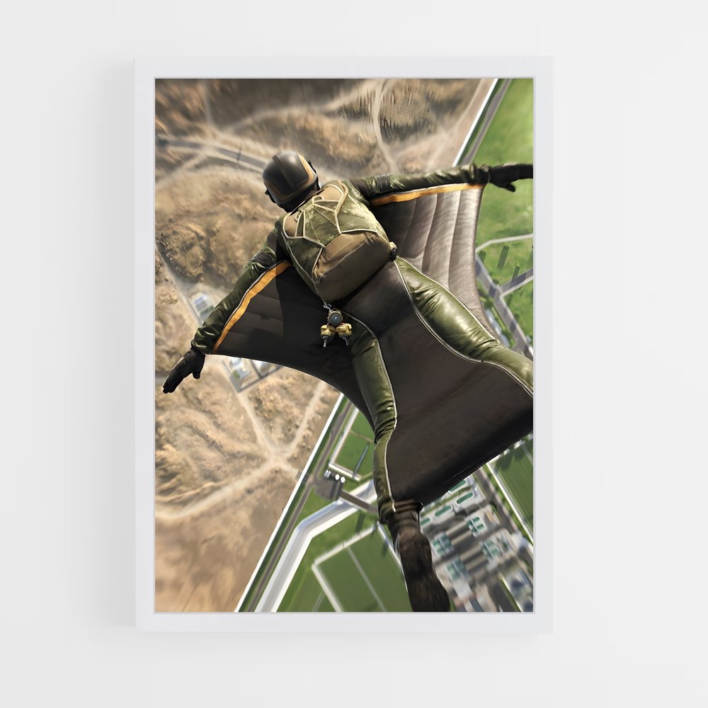 Poster Wingsuit flying absolue – affiche Vol en wingsuit (vue 3)